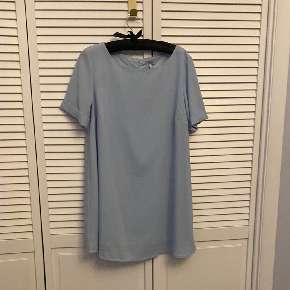 Elegant Light Blue Blouse